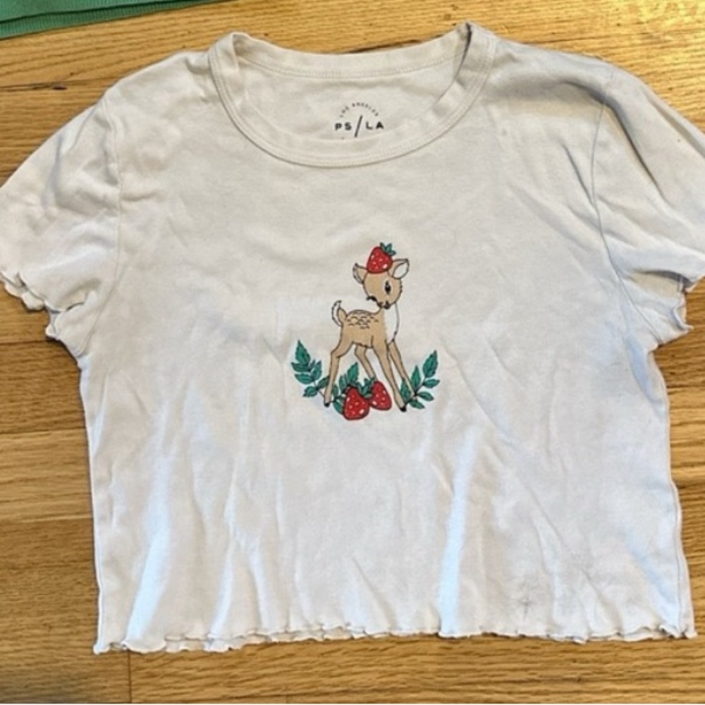 Pacsun deer crop top